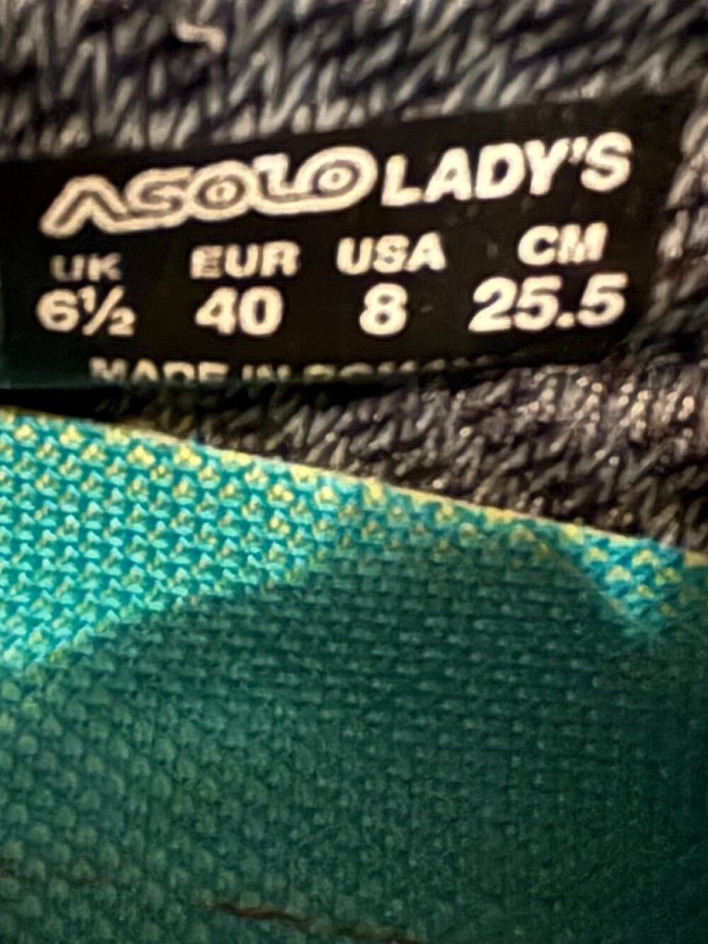 Women;s Asolo pipe GV ML, size 8 - Picture 5 of 5